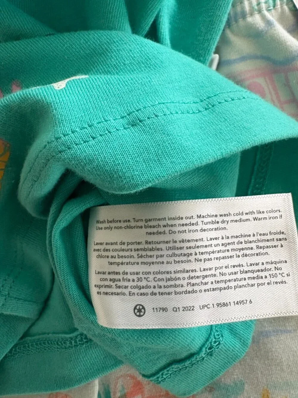 Carter's Toddler/Baby Girl 2-Piece Mermaid Tank & Shorts Outfit Set Size 18 mo